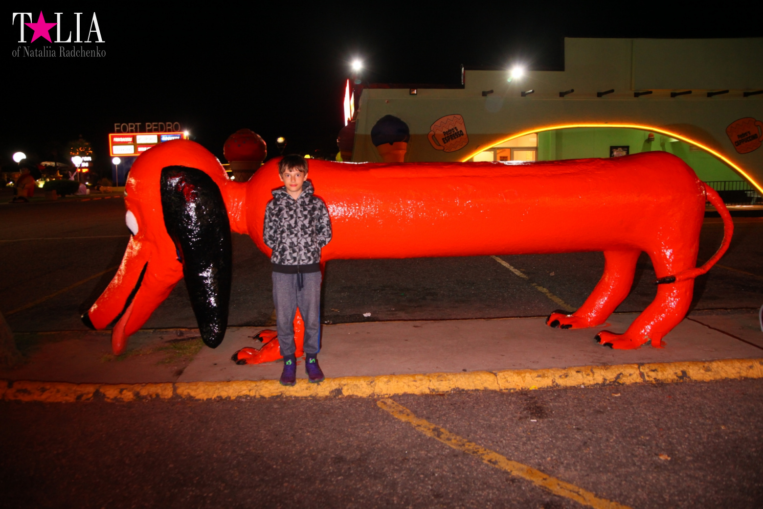 ''South of the Border". The middle of the way from New York to Miami by car
